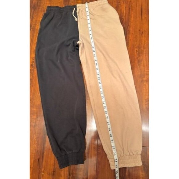 The Drop Liv Women Two-Tone Retro Jogger Sweatpants Elastic Waistband & Cuffs M - Picture 8 of 9